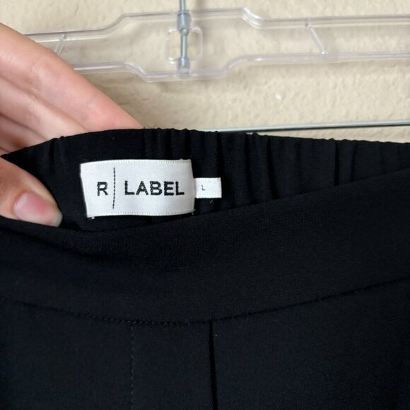 The Reset R Label Black Essential Pull On Stretch Waist Trouser Pants - Picture 2 of 9
